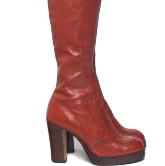 Vintage 1970s platform boots - Picture 3 of 5
